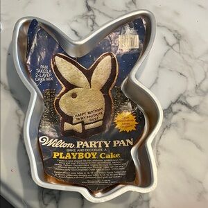 Vintage wilton playboy bunny cake pan